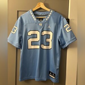 UNC Tar Heels youth Blue North Carolina Football Sports Jersey